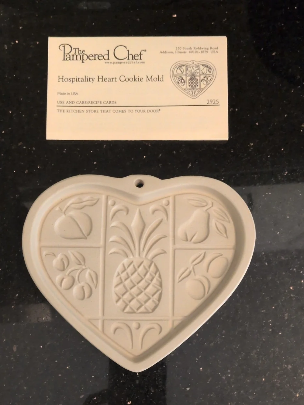 The Pampered Chef Heart Cookie Mold